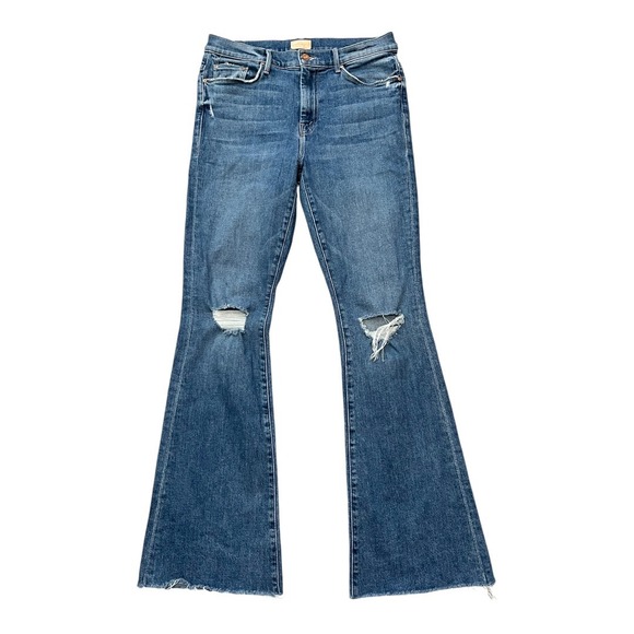 Mother Denim The Weekender Fray Jeans in Six Packs on Me Size 29 - Picture 1 of 11